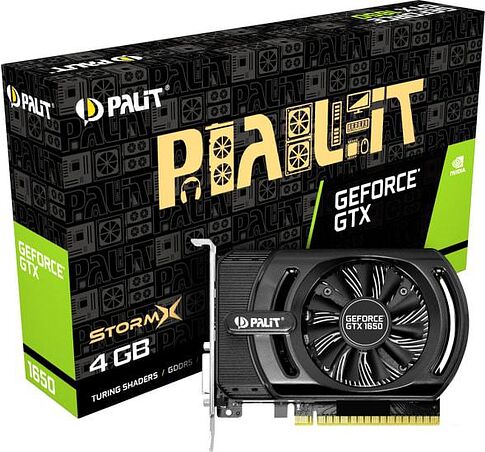 Видеокарта Palit GeForce GTX 1650 StormX 4GB GDDR5 NE51650006G1-1170F