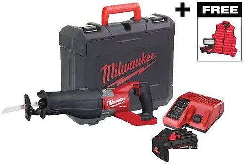 Сабельная пила Milwaukee M18 FSXMC-801C 4933499455 (с 1-им АКБ, кейс)