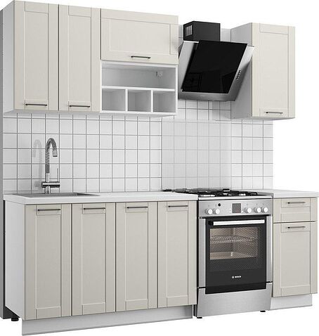 Готовая кухня Anrex Nova-160-1 (белый/кашемир) Готовая кухня Anrex Nova-160-1 (белый/кашемир)