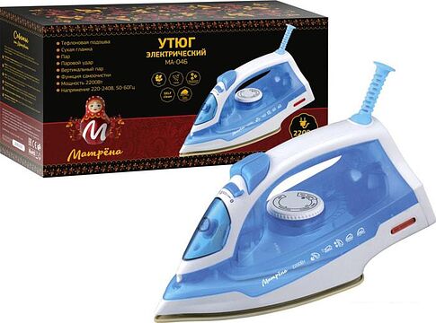 Утюг Матрена MA-046 (голубой)