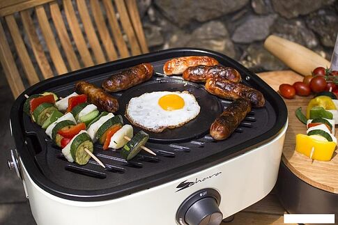 Портативный газовый гриль Sahara Mini BBQ (серебристый)