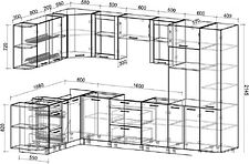 Готовая кухня Интерлиния Мила 1.88x3.2 левая без столешницы (серебристый/антрацит) Готовая кухня Интерлиния Мила 1.88x3.2 левая без столешницы (серебристый/антрацит)