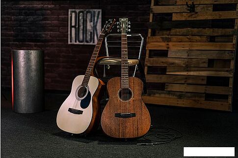 Электроакустическая гитара Cort AF510E BK