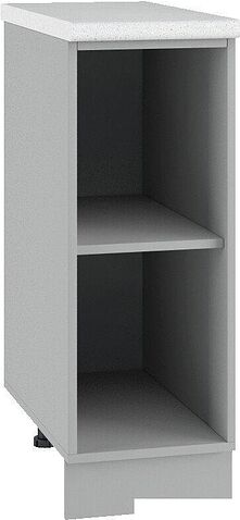 Шкаф напольный ДСВ Тренто С 300 правый (серый/серый)