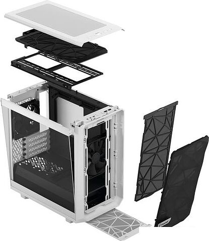 Корпус Fractal Design Meshify 2 Mini White TG clear tint FD-C-MES2M-02