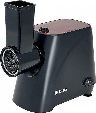 Мясорубка Delta DL-6106M (черный/красный)