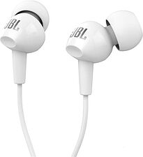 Наушники с микрофоном JBL C100SIU [JBLC100SIUWHT]