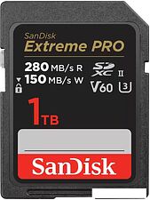 Карта памяти SanDisk Extreme PRO SDXC SDSDXEP-1T00-GN4IN 1TB Карта памяти SanDisk Extreme PRO SDXC SDSDXEP-1T00-GN4IN 1TB