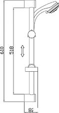 Душевой гарнитур  Gota Rocio 99029-GOTA