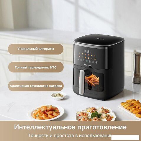 Аэрогриль (аэрофритюрница) Trouver Air Fryer FD10 Pro Max (черный)
