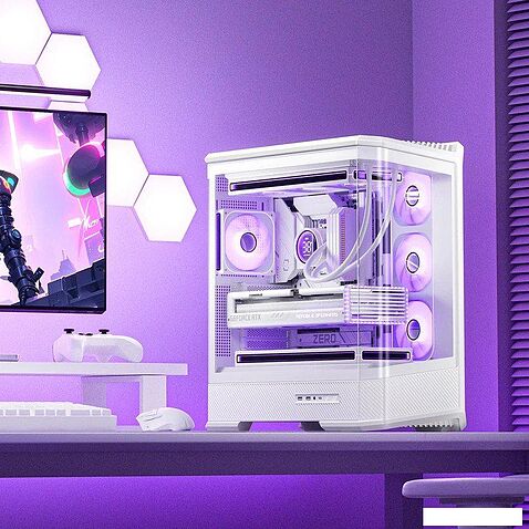 Корпус Jonsbo D400 (белый)