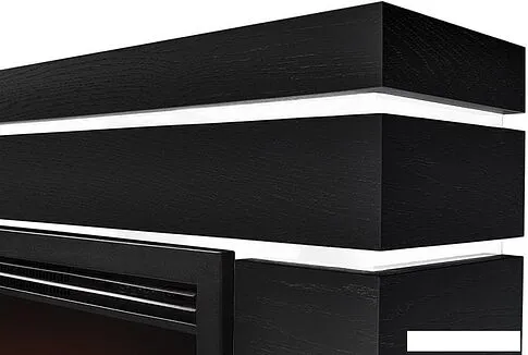 Портал Firelight Moderno 30 (шпон черный дуб)