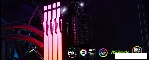 Оперативная память Kingston FURY Beast RGB 8ГБ DDR5 6000МГц KF560C36BBEA-8