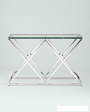 Консольный стол Stool Group Инсигния 115x30 ECST-026 (прозрачное стекло/сталь серебристый) Консольный стол Stool Group Инсигния 115x30 ECST-026 (прозрачное стекло/сталь серебристый)