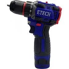 Дрель-шуруповерт ETECH TEH-16BL (с 2-мя АКБ, кейс)