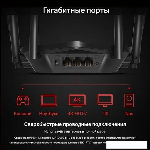 Wi-Fi роутер Mercusys MR1900G
