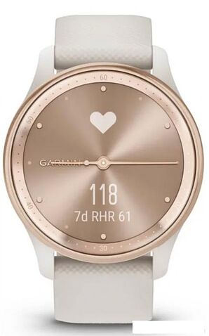 Гибридные умные часы Garmin Vivomove Trend (слоновая кость)