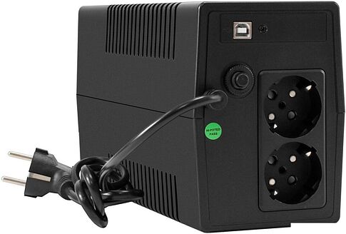 Источник бесперебойного питания ExeGate Smart LB-650.LCD.AVR.2SH.USB