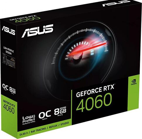 Видеокарта ASUS GeForce RTX 4060 LP BRK OC Edition 8GB GDDR6 RTX4060-O8G-LP-BRK