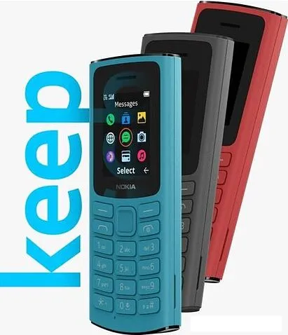 Кнопочный телефон Nokia 105 (2023) Dual SIM TA-1557 (красный)