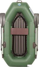 Гребная лодка Лоцман Гребная стандарт ЛС-200 ВНД (зеленый)