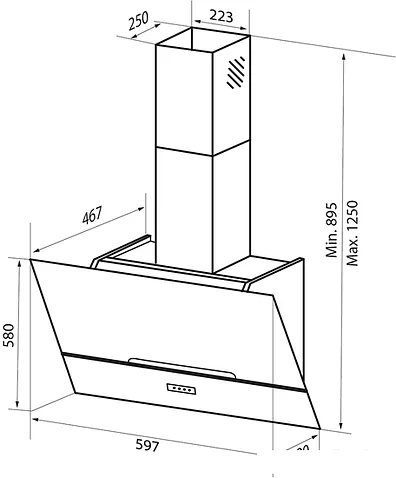 Кухонная вытяжка Zigmund & Shtain K 142.6 W