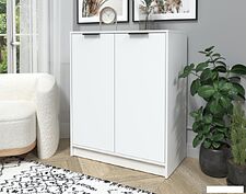 Тумба Интерлиния Концепт КТ-Т84 (белый платинум/белый платинум)