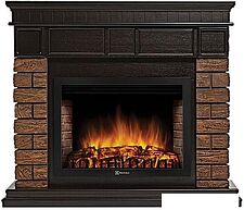 Портал Firelight Bricks Wood 30 (камень темный, шпон венге) Портал Firelight Bricks Wood 30 (камень темный, шпон венге)