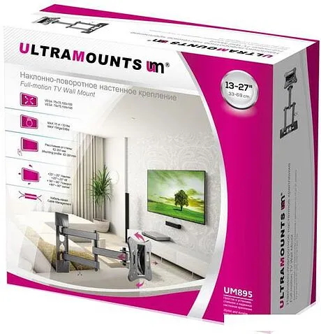 Кронштейн Ultramounts UM895 (черный)