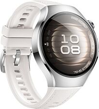 Умные часы Huawei Watch 5 42 мм (серебристый, с белым силиконовым ремешком, международная версия) Умные часы Huawei Watch 5 42 мм (серебристый, с белым силиконовым ремешком, международная версия)
