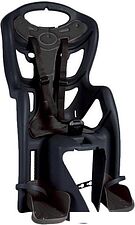 Детское велокресло Bellelli Pepe Standard Multifix (черный/темно-серый)