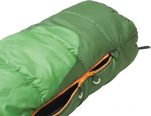Спальный мешок AlexikA Mountain (зеленый, молния справа)