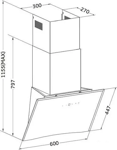 Кухонная вытяжка Germes Brighton 60