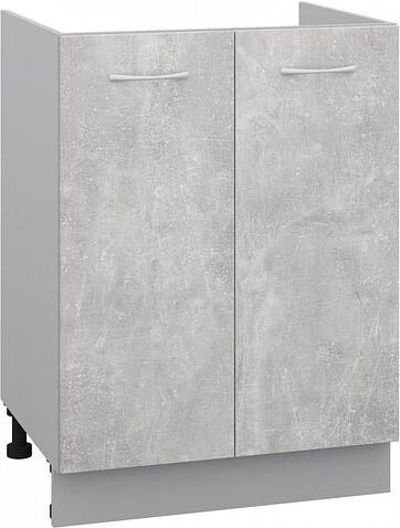 Шкаф напольный Кортекс-мебель Корнелия Лира НШ60д (антрацит)