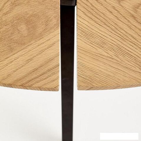 Журнальный столик Halmar Luana (дуб золотой/черный)