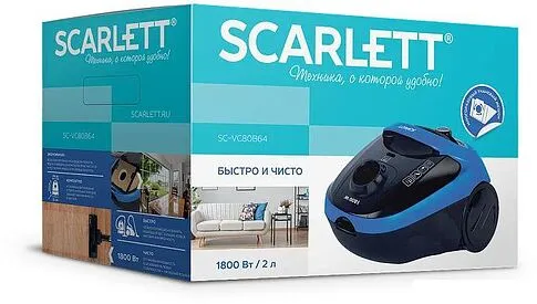Пылесос Scarlett SC-VC80B64