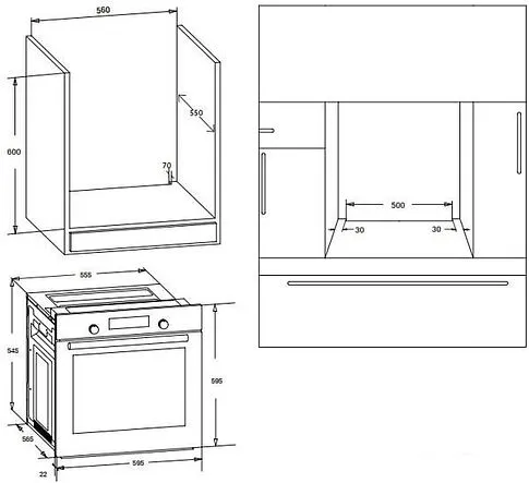 Электрический духовой шкаф Korting OKB 691 CSGW