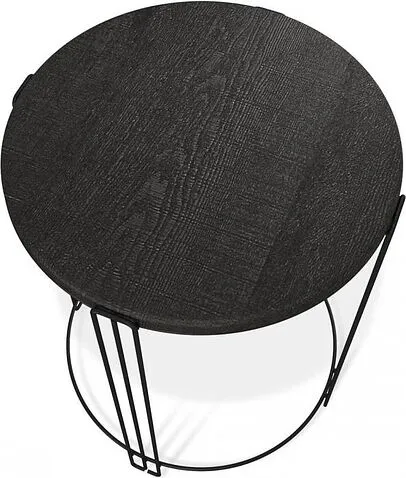 Журнальный столик Sheffilton SHT-CT53-1 (сонора/черный муар)