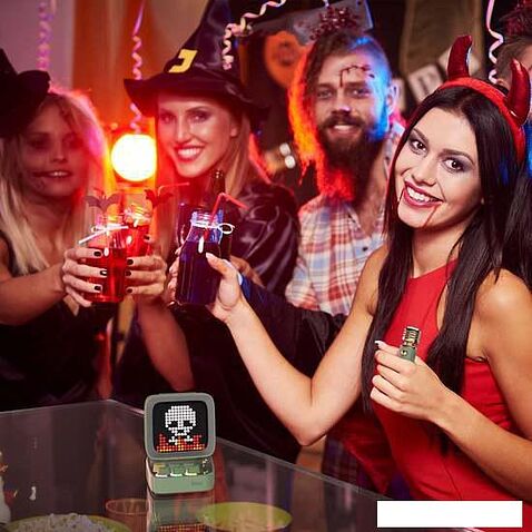 Беспроводная колонка Divoom Ditoo-Mic (зеленый)