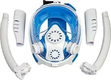 Маска для плавания Bradex SF 0553 (S, белый/синий) Маска для плавания Bradex SF 0553 (S, белый/синий)
