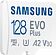 Карта памяти Samsung EVO Plus 2021 microSDXC 128GB (с адаптером)