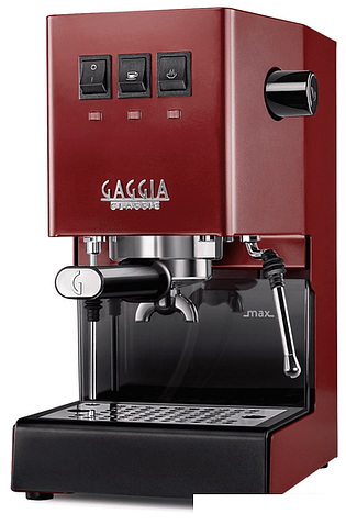 Рожковая помповая кофеварка Gaggia Classic Evo Red 9481/12