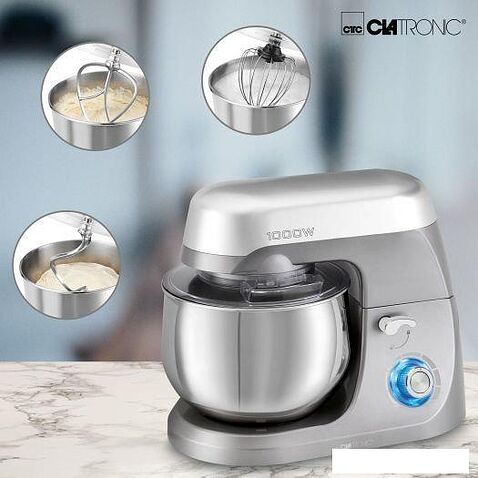 Планетарный миксер Clatronic KM 3709 (титан)