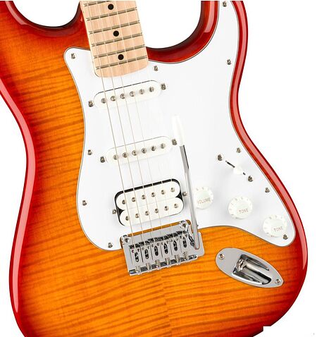 Электрогитара Fender Squier Affinity Series Stratocaster FMT HSS Sienna Sunburst