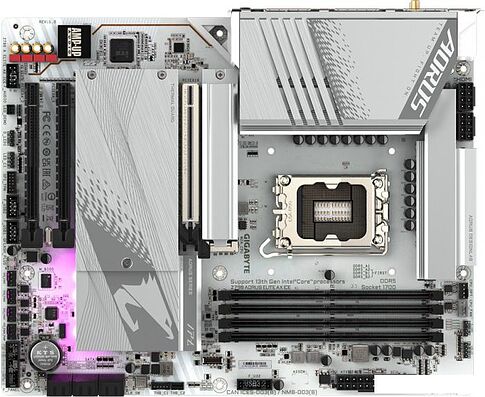 Материнская плата Gigabyte Z790 Aorus Elite AX Ice