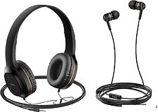 Наушники Hoco W24 (черный/золотистый)