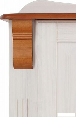 Тумба Диприз Adele 4 дв Д.1302.1 (белый воск/черри)