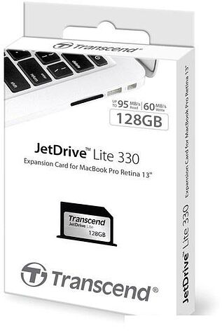 Карта памяти Transcend SDXC JetDrive Lite 330 128GB [TS128GJDL330]