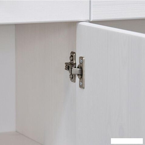 Комод Диприз Ром 2 двери 6 ящиков Д 1348.1 (белый воск/антик)