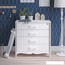 Комод Атон Мебель Felix (белый/кашемир)